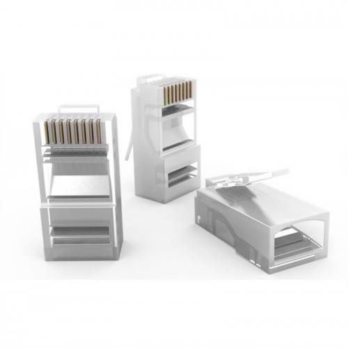 CONECTOR MACHO BLINDADO RJ45 CAT5E