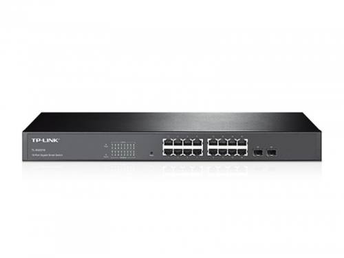 SWITCH TP-LINK 16 PORTAS SMART + 2 SLOTS SFP